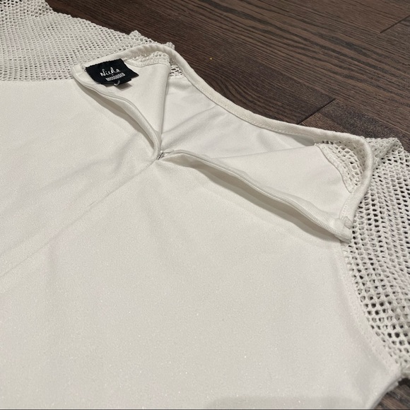 Missguided Raglan White Crop Top - Picture 6 of 6